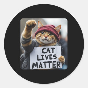 Sticker Rond Donald Trump 2024 Chats