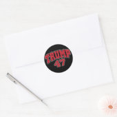 Sticker Rond Donald Trump 47 (Enveloppe)