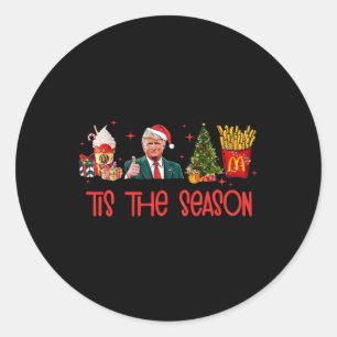 Sticker Rond Donald Trump C'Est La Saison De Trump C