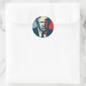 Sticker Rond donald trump nope (Sac)