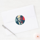 Sticker Rond donald trump nope (Enveloppe)