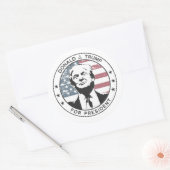 Sticker Rond Donald Trump pour le président #MAGA (Enveloppe)