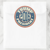 Sticker Rond Donald Trump Président 2016 (Sac)