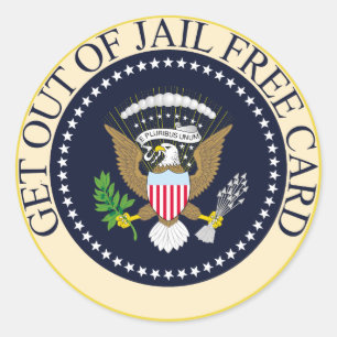 Sticker Rond Donald Trump Président républicain : Sortez De L