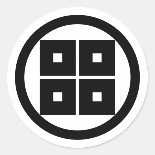 Sticker Rond Donc clan mon, Japon (Devant)