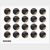 Sticker Rond Dondo Angle, Dondo Ecriture (Feuille)