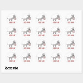 Sticker Rond Donkey (Feuille)