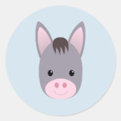 Sticker Rond Donkey (Devant)