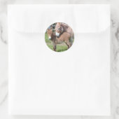 Sticker Rond Donkey et Baby (Sac)