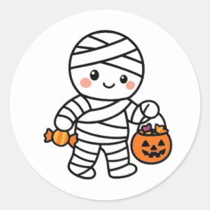 Sticker Rond Donne à maman un bonbon