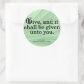 Sticker Rond Donner Luke 6-38 (Sac)