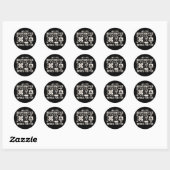 Sticker Rond Donnera des conseils de bio-informatique pour le t (Feuille)