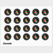 Sticker Rond Donneur héros Conscience du don d'organe (Feuille)