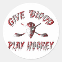 Donnez du sang de jouer Hockey