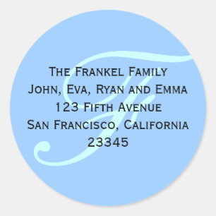 Sticker Rond Donnez-moi votre adresse (étiquette) !