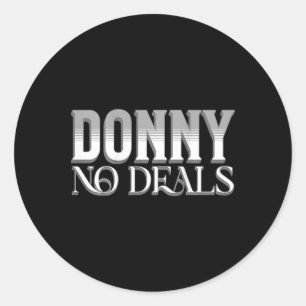 Sticker Rond Donny Pas De Marchés Art Du Jeu De Mots Pas De Tar