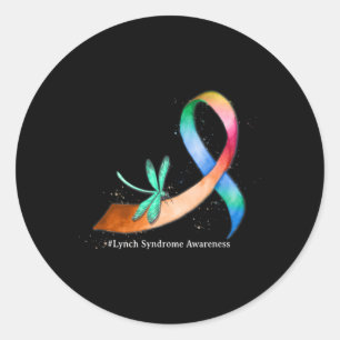 Sticker Rond Dons de sensibilisation au syndrome de Lynchage de