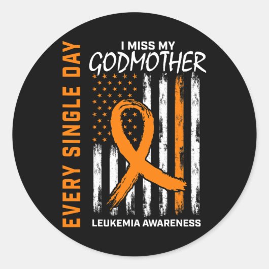Sticker Rond Dons de sympathie pour la perte de Godmère Leukemi (Devant)