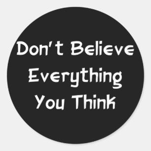 Sticker Rond Don't Arbitraire Everything