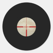 Sticker Rond Dont Run Youll Only Die Tired  (Devant)