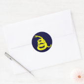Sticker Rond Don't Tread on Me (Enveloppe)