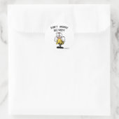 Sticker Rond Don't Worry Bee Happy (Sac)