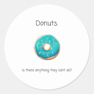 Sticker rond Donut