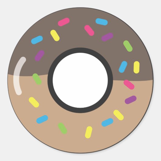 STICKER ROND DONUT (Devant)