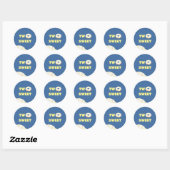 Sticker Rond Donut (Feuille)