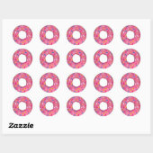 Sticker Rond Donut (Feuille)