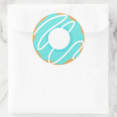 Sticker Rond Donut bleu (Sac)