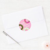 Sticker Rond Donut Kid's Birthday Party (Enveloppe)