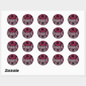 Sticker Rond Donuts (Feuille)