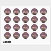 Sticker Rond Donuts (Feuille)