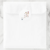 STICKER ROND DONUTS DE VOL (Sac)