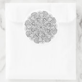 Sticker Rond Doodle ronde (Sac)