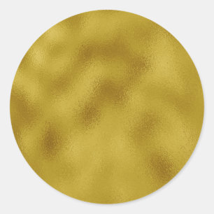 Sticker Rond D'or