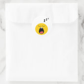 Sticker Rond Dormir azur (Sac)