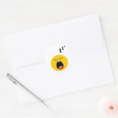 Sticker Rond Dormir azur (Enveloppe)