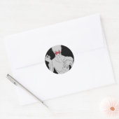 Sticker rond Dormir en démence (Enveloppe)