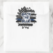 Sticker Rond Dos Bleu (Sac)