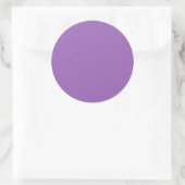 Sticker Rond Dossier de fichiers couleur uni iris mauve souple (Sac)