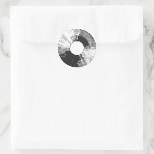 Sticker Rond Dossier en vinyle désisté (Sac)