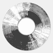 Sticker Rond Dossier en vinyle désisté (Devant)