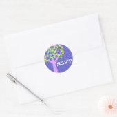 Sticker Rond Dotberry Tree RSVP (Enveloppe)