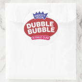 Sticker Rond Double Bubble Bubble gum logo (Sac)