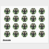 Sticker Rond Double difficulté Lucky Irish Twins (Feuille)