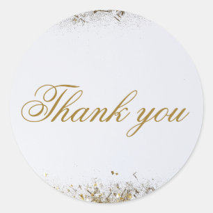 Sticker Rond Double mixte adulte fête d'anniversaire   Blanc do