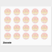 Sticker Rond Double Porte Twin Girls (Feuille)