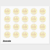 Sticker Rond Double Porte Twin Girls (Feuille)
